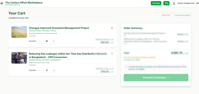 Review your cart